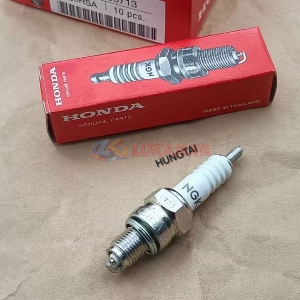 Bugi đánh lửa điện DREAM, WAVE, FUTURE, CUB... C6HSA zin Honda Thái xịn NGK