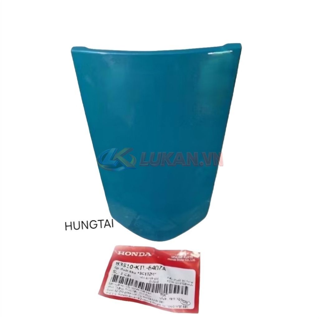 Nắp ốp võ nhựa đuôi, mu rùa WAVE A, ALPHA, S100... Xanh dương zin 83510-KTL-640ZA - Ảnh 2