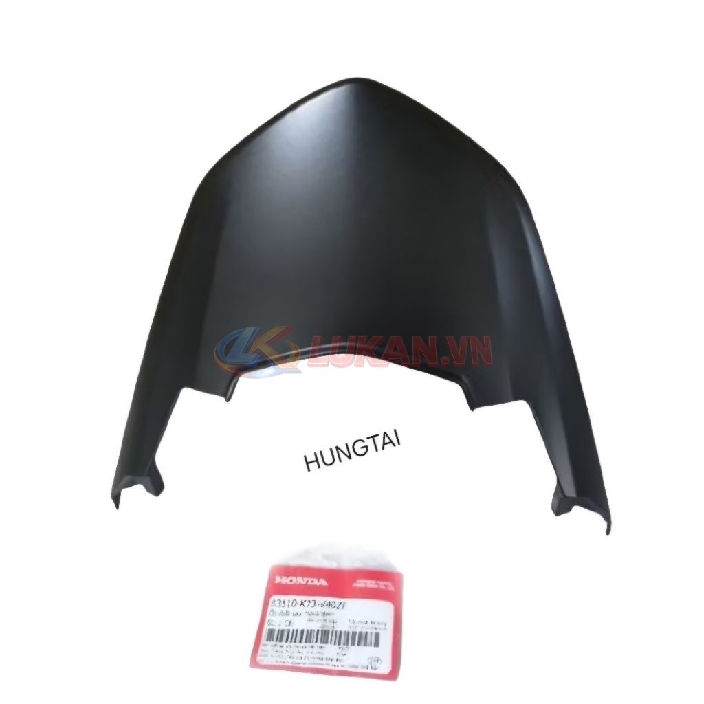 Nắp ốp võ nhựa đuôi, mu rùa FUTURE LED 125 Đen mờ, nhám zin 83510-K73-V40ZF - Ảnh 4