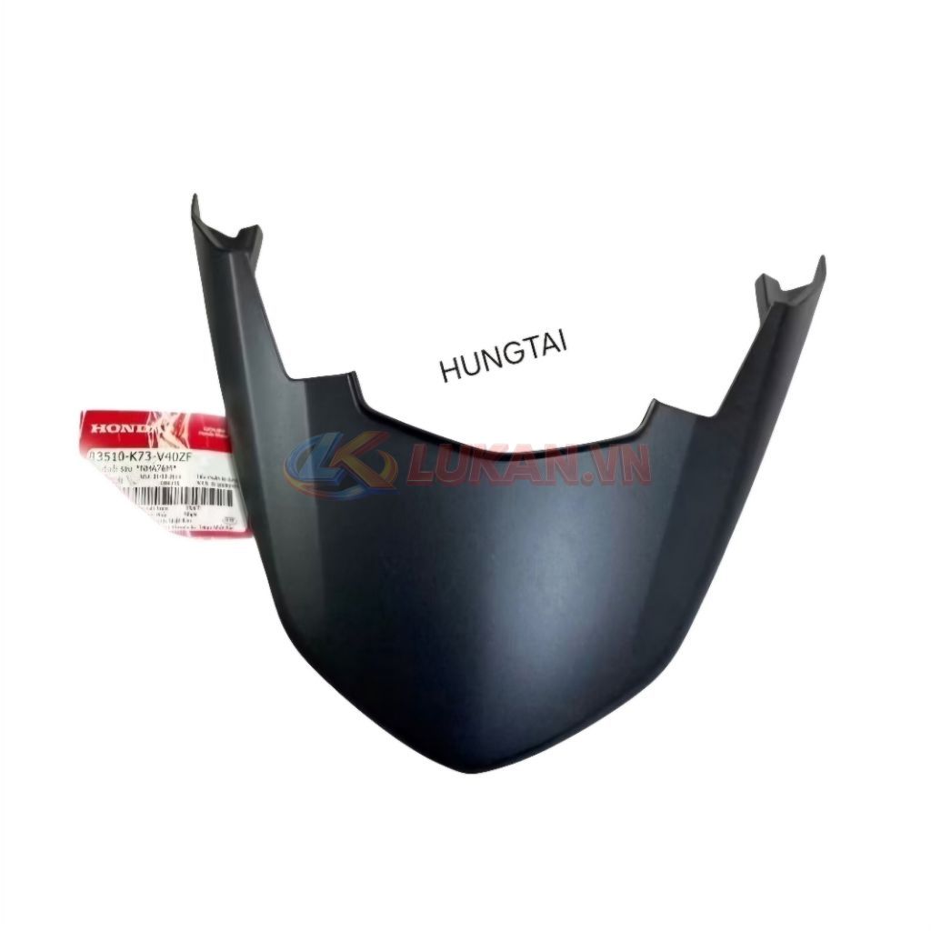Nắp ốp võ nhựa đuôi, mu rùa FUTURE LED 125 Đen mờ, nhám zin 83510-K73-V40ZF - Ảnh 5