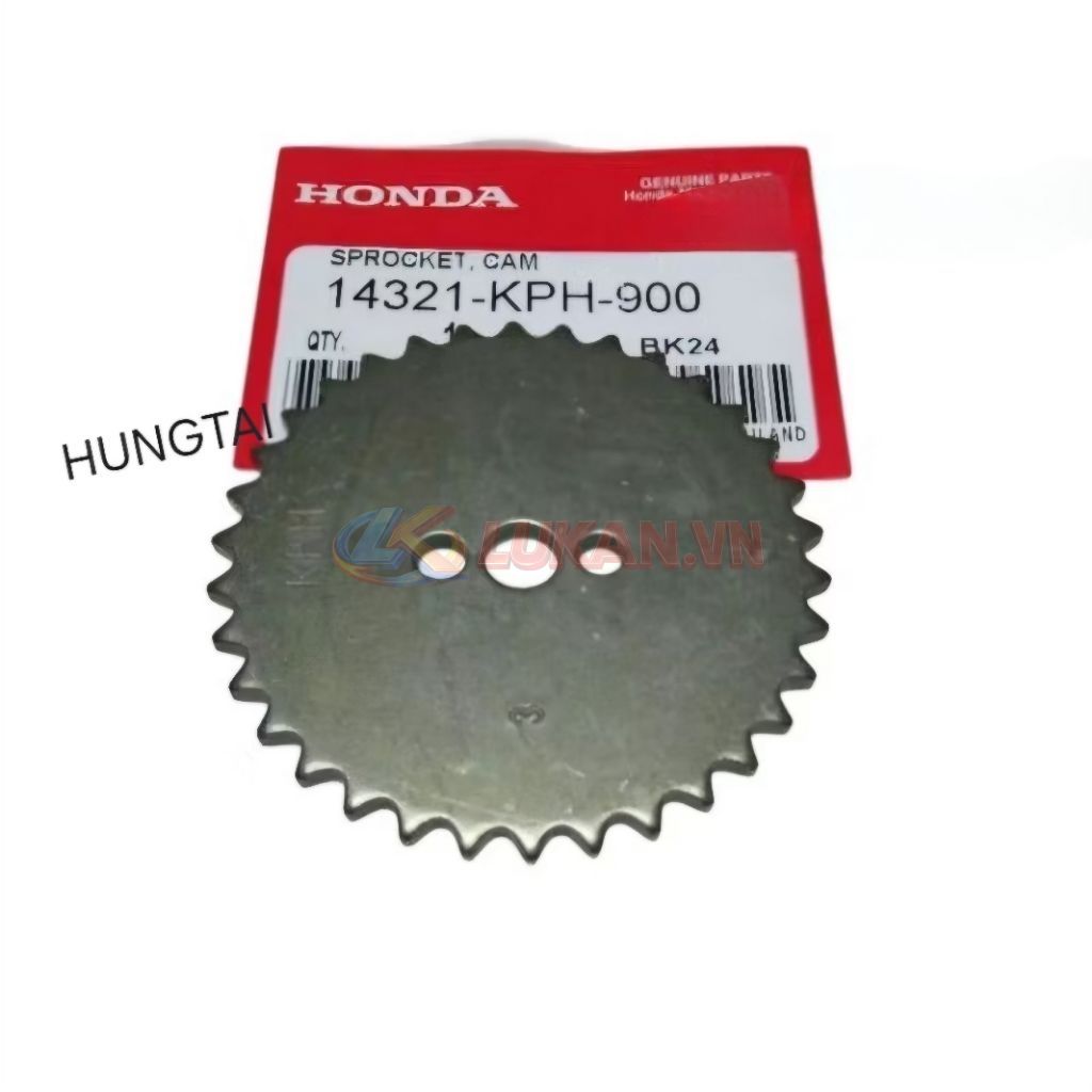 Bánh răng, nhông dĩa cam xe FUTURE 2, NEO, X 125... 34T zin 14321-KPH-900 - Ảnh 2