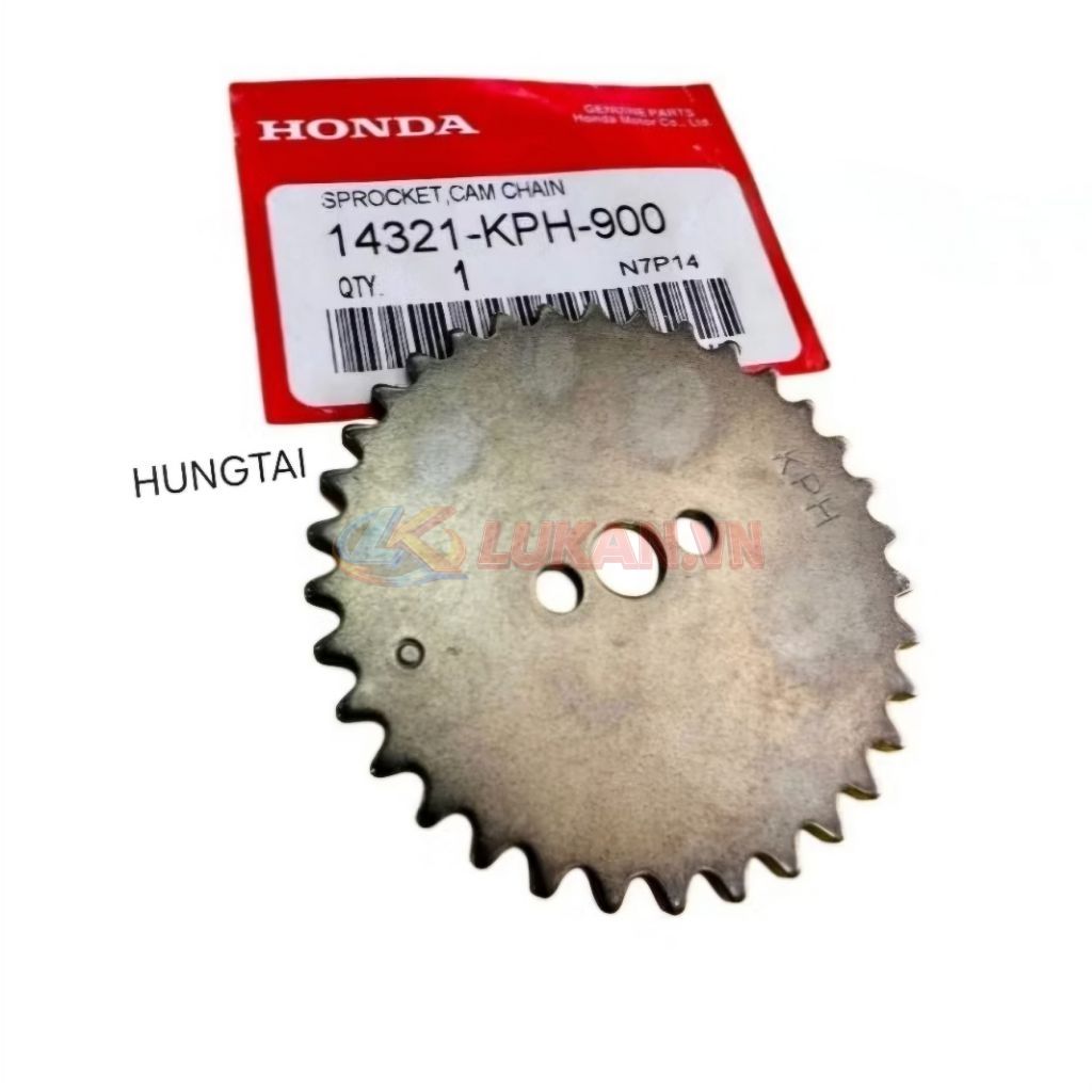 Bánh răng, nhông dĩa cam xe FUTURE 2, NEO, X 125... 34T zin 14321-KPH-900 - Ảnh 3