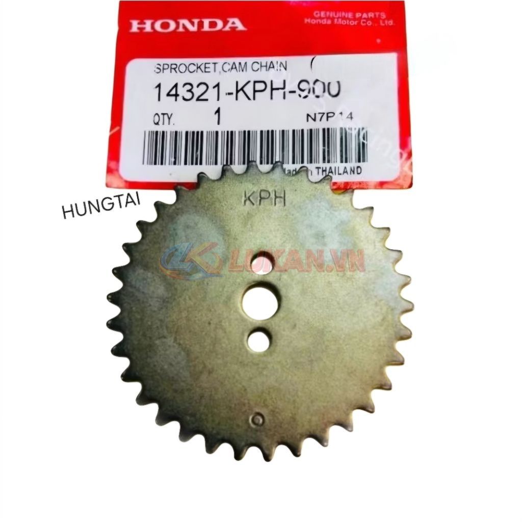 Bánh răng, nhông dĩa cam xe FUTURE 2, NEO, X 125... 34T zin 14321-KPH-900 - Ảnh 4