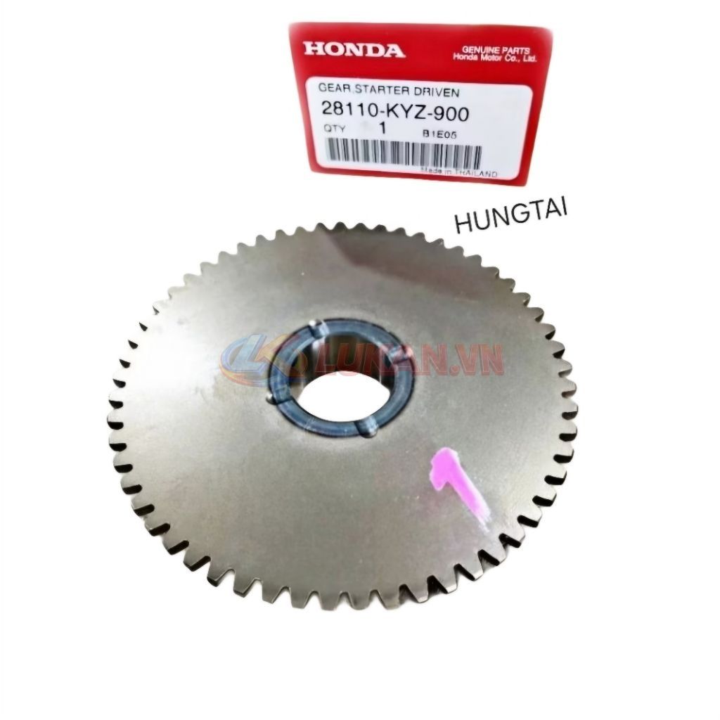 Bánh răng, nhông dĩa đề khởi động FUTURE MẬP, LED 125.... zin 28110-KYZ-900 - Ảnh 2