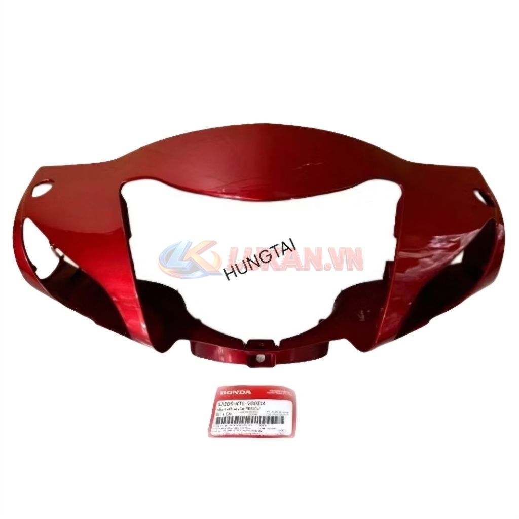 Nhựa ốp võ đầu đèn trước WAVE A, ALPHA 100... Đỏ mận, bàn thờ zin - Ảnh 3