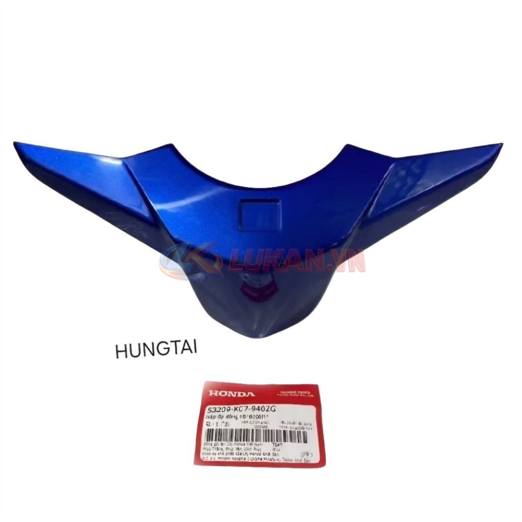 Ốp nhựa viền đồng hồ, bợ cổ WAVE RSX 2012... Xanh siêu nhân zin 53209-K07-940ZG - Ảnh 3