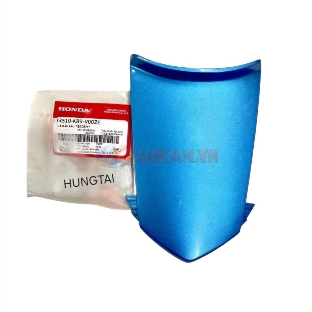Nắp ốp võ nhựa đuôi, mu rùa WAVE A, ALPHA 110.... Xanh ngọc zin 83510-K89-V00ZE