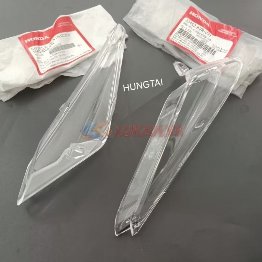 Cặp nắp chụp, ốp võ đèn xi nhan trước WAVE RSX 100 zin Honda 33452-KVR-V91, 33402-KVR-V91 - Ảnh 2