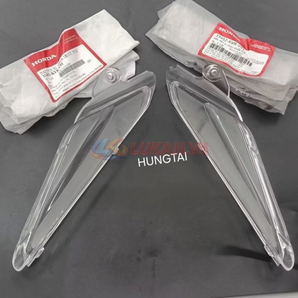 Cặp nắp chụp, ốp võ đèn xi nhan trước WAVE RSX 100 zin Honda 33452-KVR-V91, 33402-KVR-V91 - Ảnh 3