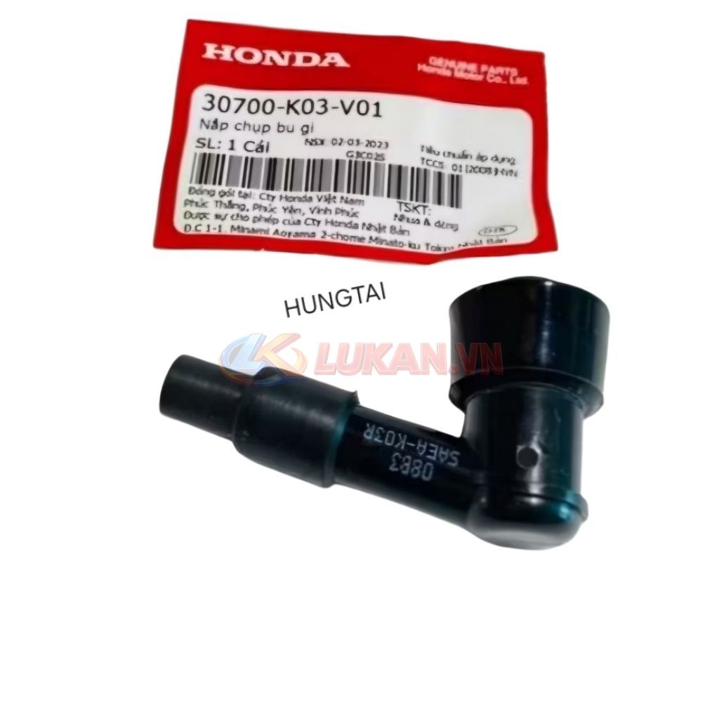 Đầu nắp chụp, tẩu bugi xe WAVE RSX 2014-2026.... zin Honda 30700-K03-V01 - Ảnh 3