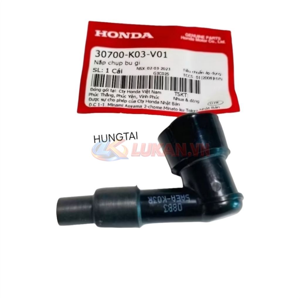 Đầu nắp chụp, tẩu bugi xe WAVE RSX 2014-2026.... zin Honda 30700-K03-V01 - Ảnh 4
