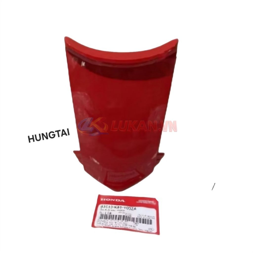 Nắp ốp võ nhựa đuôi, mu rùa WAVE A, ALPHA 110... Đỏ zin Honda 83510-K89-V00ZA