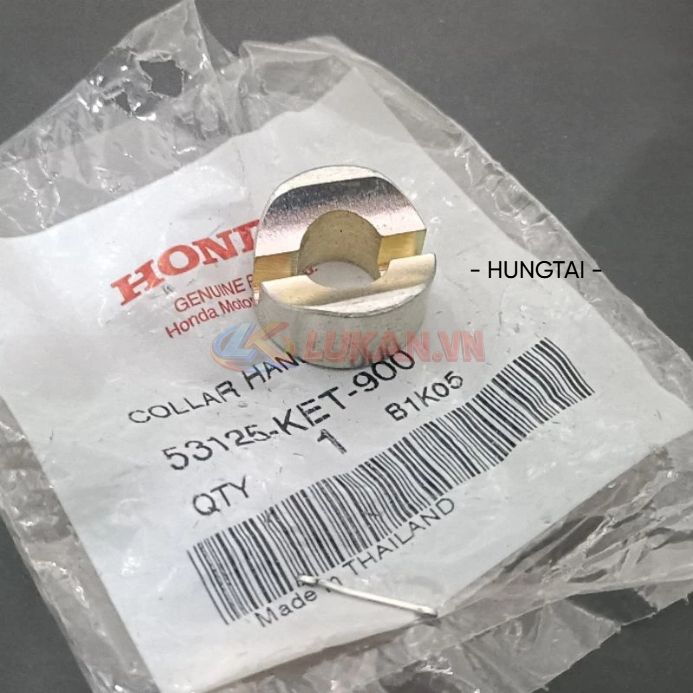 Bạc lót sọ khỉ, chảng ba tay lái DREAM, WAVE... zin Honda Thái 53125-KET-900 - Ảnh 2