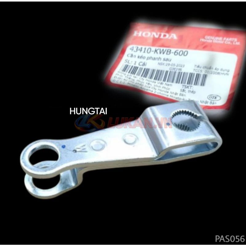 Pass càng thắng, cần má phanh sau FUTURE MẬP, LED 125.... zin Honda 43410-KWB-600 - Ảnh 5