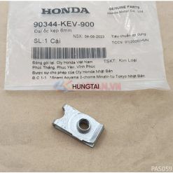 Pass kẹp ốc nhựa đuôi sau WAVE Thái, ALPHA, ZX, FUTURE 1... 6mm zin 90344-KEV-900
