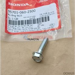 Ốc đuôi đèn hậu, biển số WAVE Thái, ALPHA, RS, ZX, FUTURE... zin bu lông 6x25 95701-060-2500