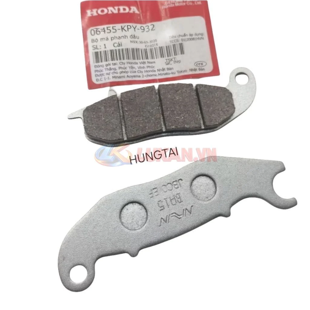 Bố thắng, má phanh đĩa trước WAVE S100, RS, RSX 100, FUTURE 2, NEO, X 125... zin Honda 06455-KPY-932 - Ảnh 2