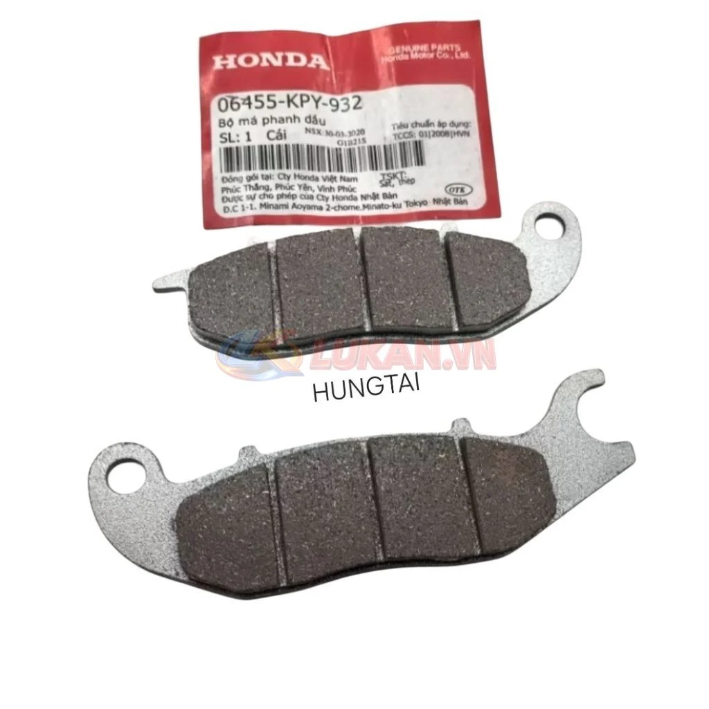 Bố thắng, má phanh đĩa trước WAVE S100, RS, RSX 100, FUTURE 2, NEO, X 125... zin Honda 06455-KPY-932 - Ảnh 4
