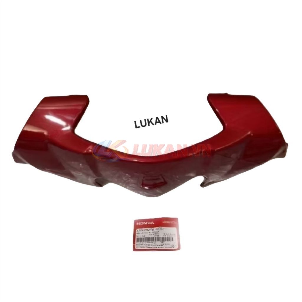 Ốp nhựa đầu đèn trước, nắp trên tay lái WAVE S110, RSX... Đỏ mận zin 53203-KWW-A00ZT - Ảnh 3