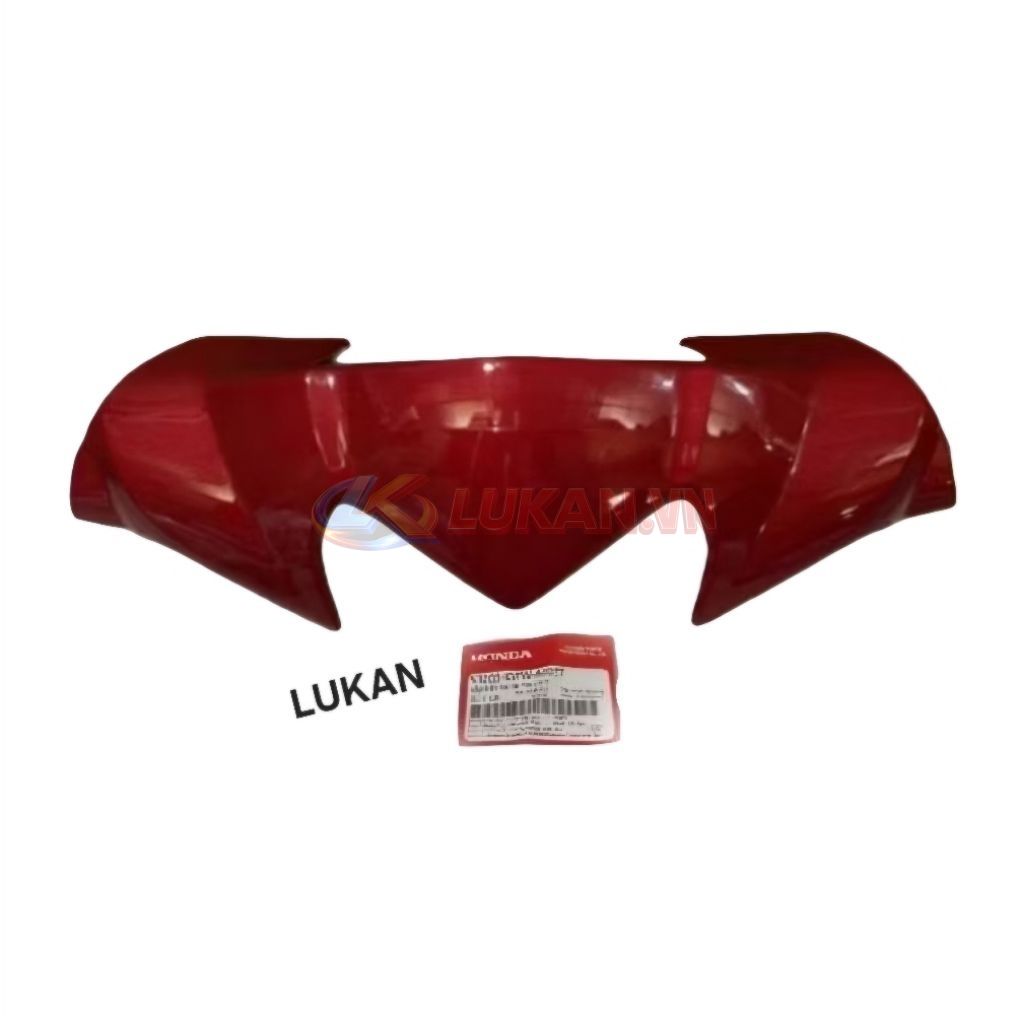 Ốp nhựa đầu đèn trước, nắp trên tay lái WAVE S110, RSX... Đỏ mận zin 53203-KWW-A00ZT - Ảnh 4