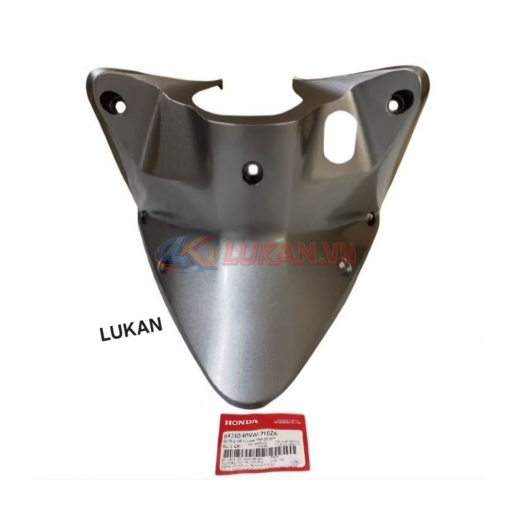 Nhựa ốp yếm khóa, lườn giữa baga WAVE S110, RSX... Xám zin Honda 64310-KWW-710ZA - Ảnh 2