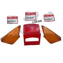 Bộ chụp lái, nắp võ đèn hậu stop Super DREAM zin Honda 33602-GN5-901, 33702-GN5-901, 33652-GN5-901