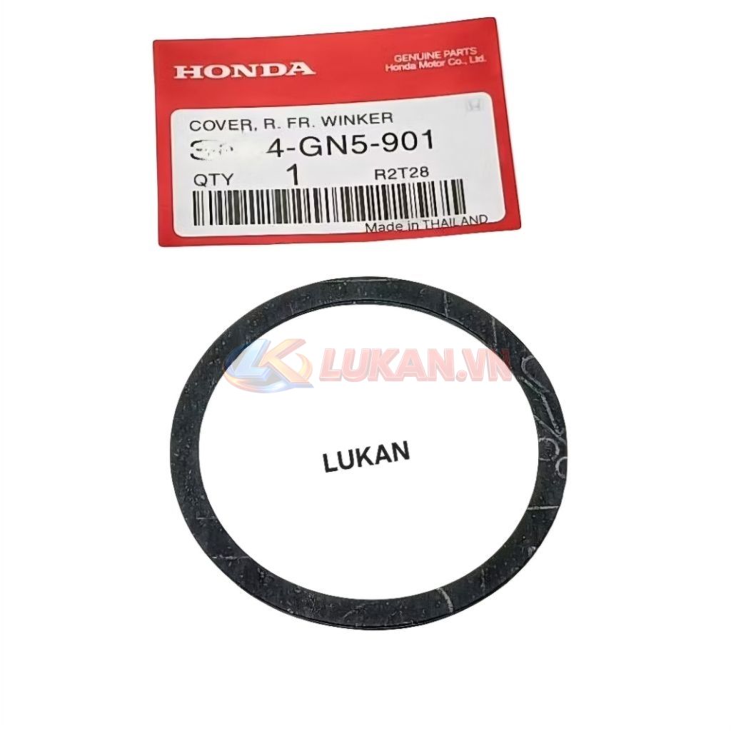 Gioăng, ron nắp cam tròn đầu quylat xe DREAM Thái màu đen zin - Ảnh 2