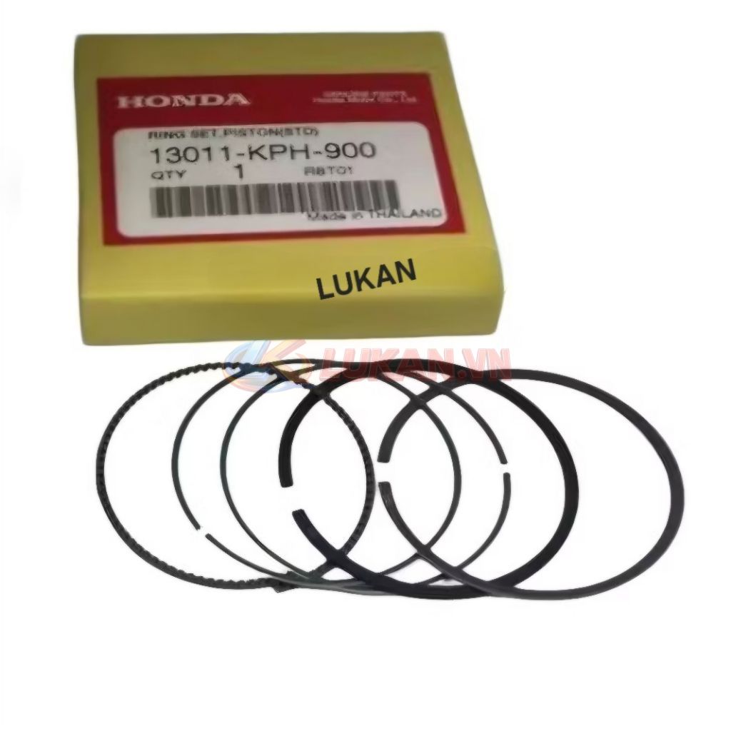 Bộ bạc, xéc măng piston FUTURE 2, NEO, X, WAVE 125... zin 13011-KPH-900 - Ảnh 3