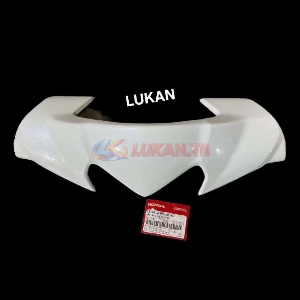 Nhựa ốp võ đầu đèn, mặt bàn thờ trên WAVE S110, RSX... Trắng zin Honda - Ảnh 3