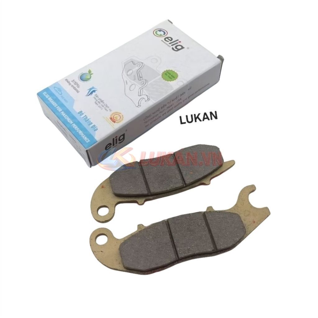 Bố thắng, má phanh đĩa WAVE RS, S100, RSX, FUTURE 2, NEO... ELIG - Ảnh 2