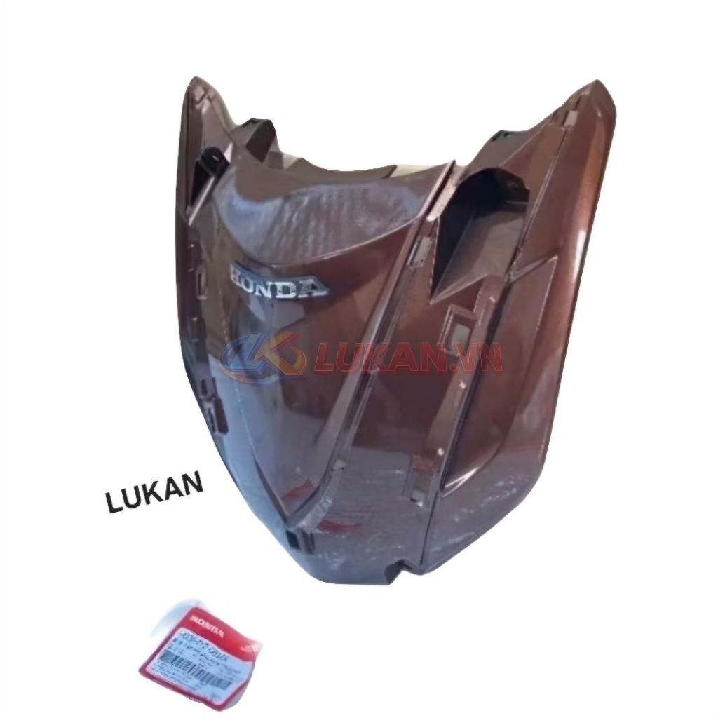 Nhựa mặt nạ trước xe FUTURE MẬP 125 Nâu đồng zin Honda - Ảnh 2
