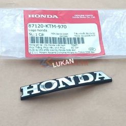 Tem logo nhựa mặt nạ trước FUTURE 2, MẬP, LED 125... zin Honda 87120-KTM-970