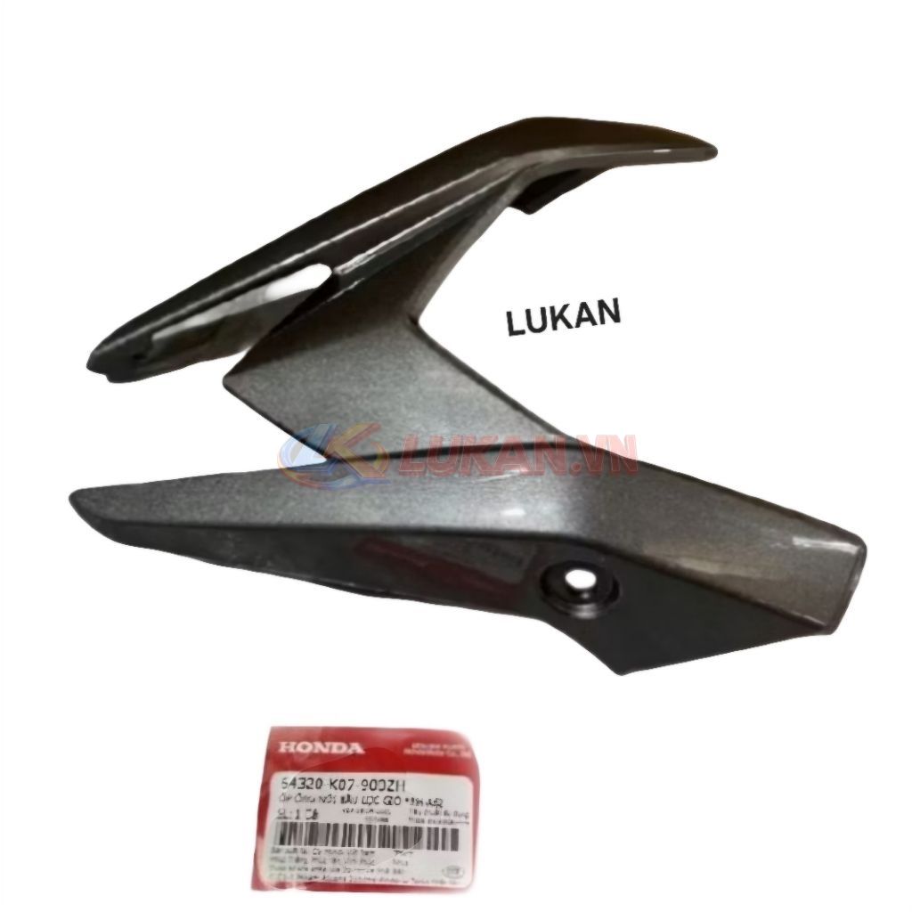 Nhựa ốp yếm khóa, lọc gió lườn baga giữa WAVE RSX 2012 Xám siêu nhân 54320-K07-900ZH - Ảnh 2