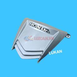 Nhựa ốp mặt nạ trước nhỏ 2 tầng WAVE A, RS, S100... Bạc zin Honda
