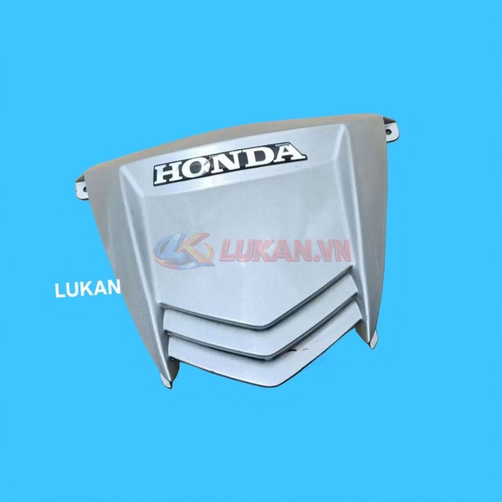 Nhựa ốp mặt nạ trước nhỏ 2 tầng WAVE A, RS, S100... Bạc zin Honda - Ảnh 4