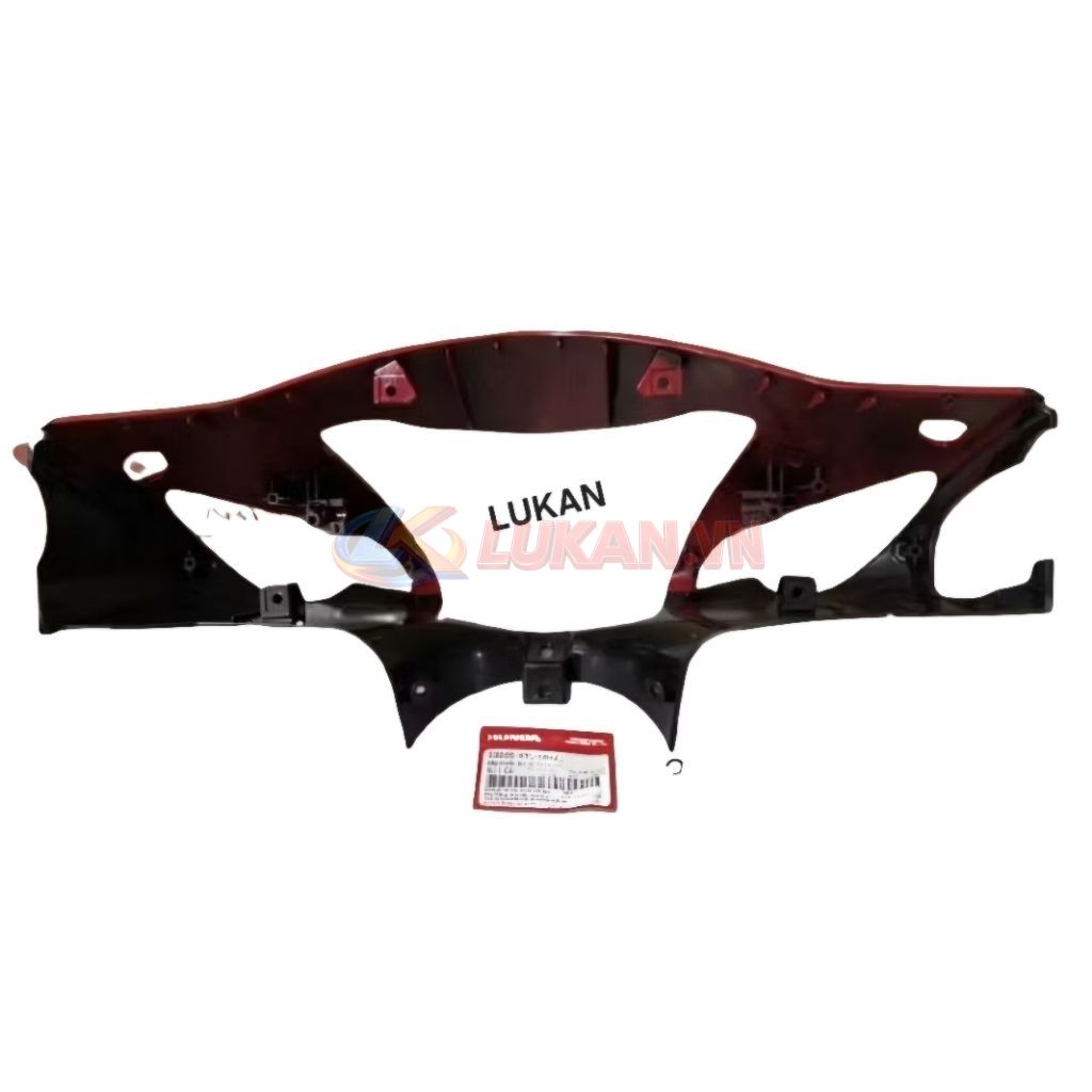 Nhựa ốp võ đầu đèn trước WAVE A, ALPHA 100... Đỏ đen zin Honda - Ảnh 4