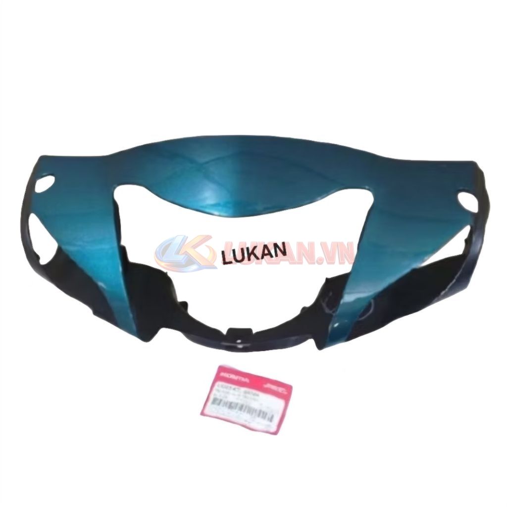 Nhựa ốp võ đầu đèn trước WAVE A, ALPHA 100 Xanh xương cá zin