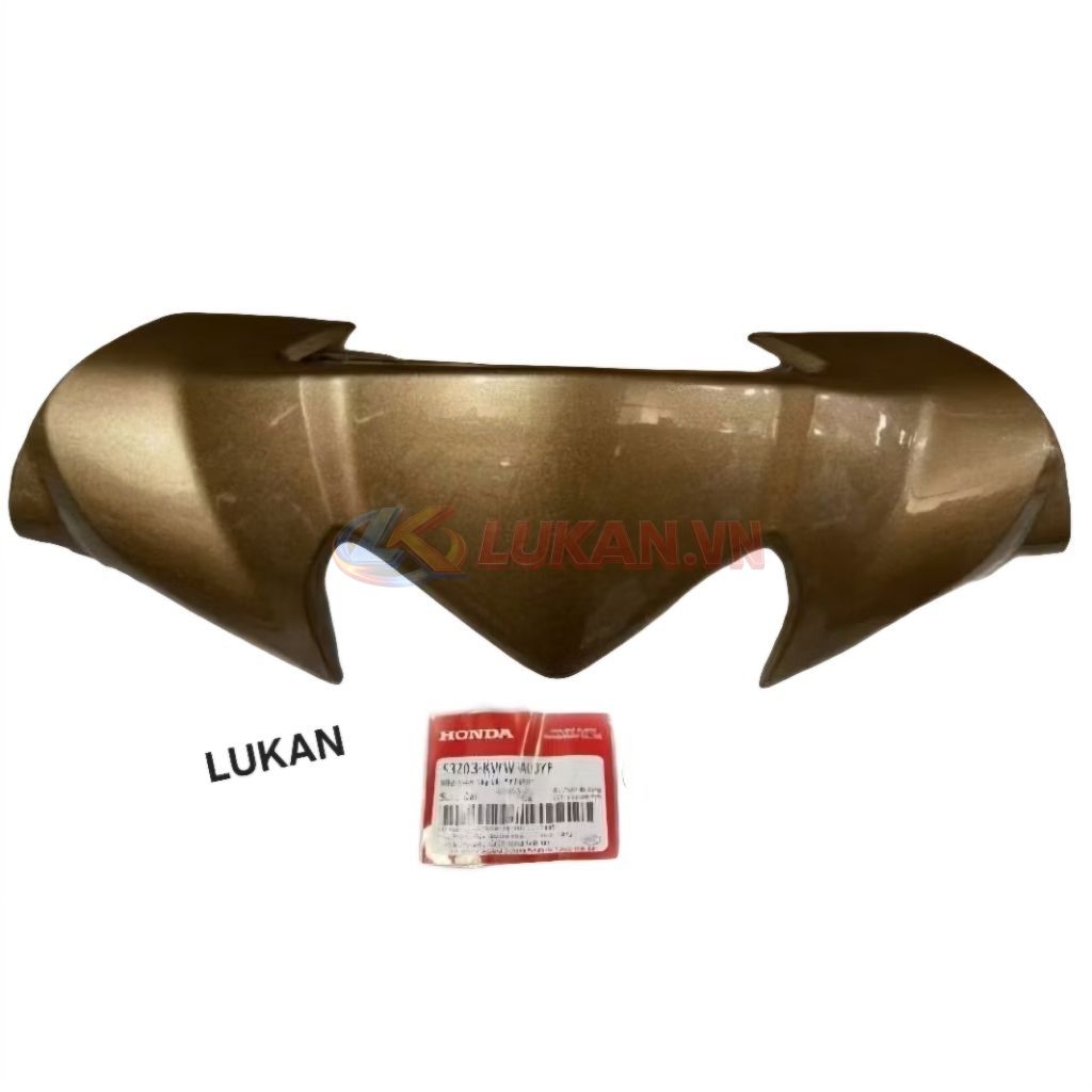Nắp nhựa ốp đầu đèn trên WAVE S110, RSX... Vàng đồng zin - Ảnh 3