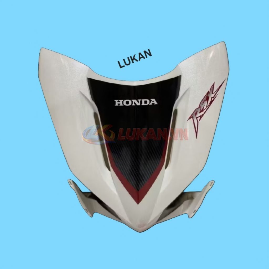 Nhựa ốp mặt nạ trước xe WAVE RSX 2012 Trắng siêu nhân zin Honda - Ảnh 3