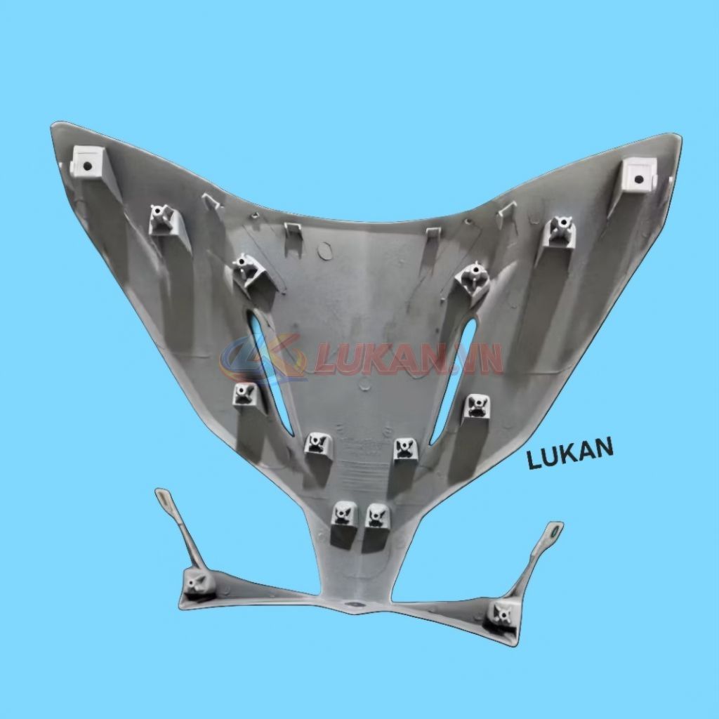 Nhựa ốp mặt nạ trước xe WAVE RSX 2012 Trắng siêu nhân zin Honda - Ảnh 4