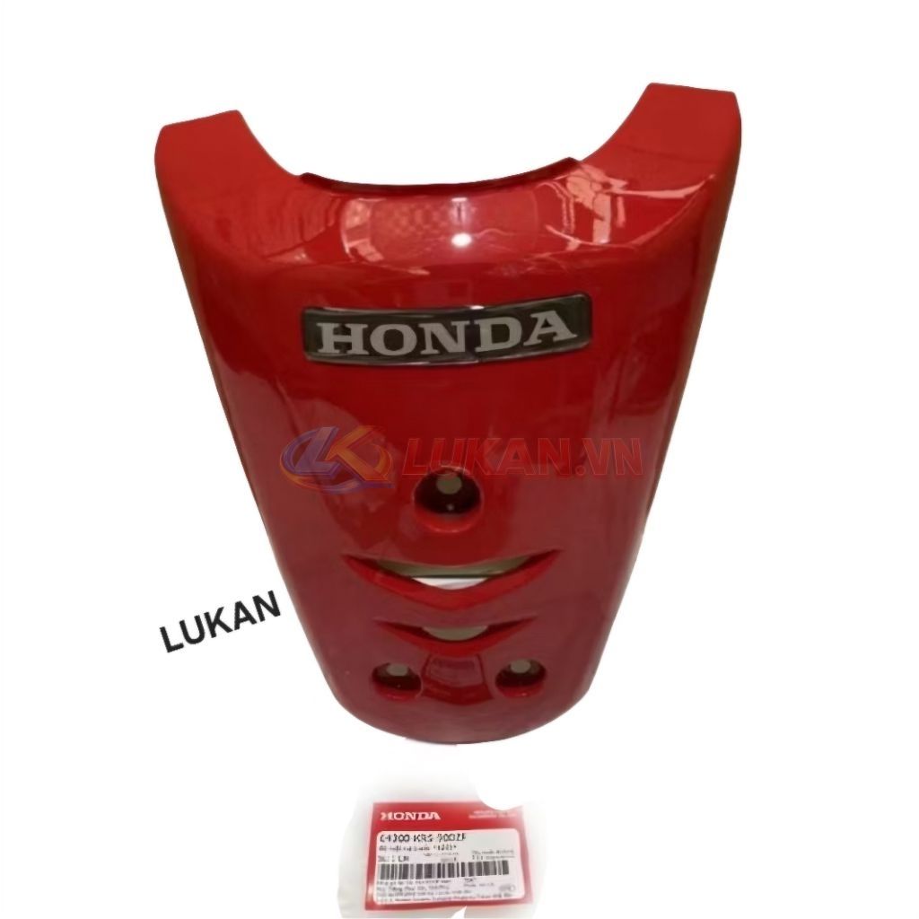 Nhựa mặt nạ trước xe WAVE ALPHA đời đầu Đỏ đô zin Honda 64300-KRS-900ZE