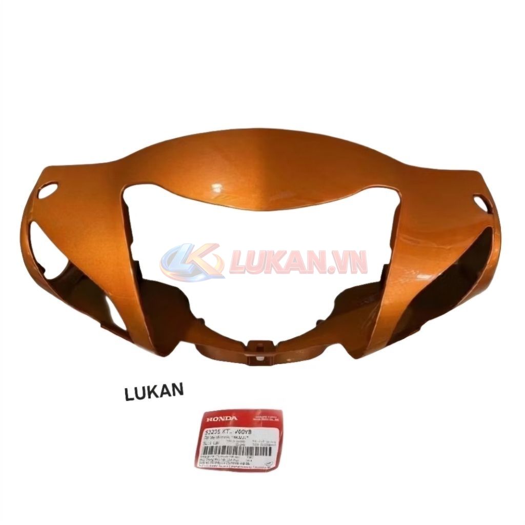 Ốp nắp nhựa võ đầu đèn trước WAVE A, ALPHA 100.... Cam, bàn thờ zin - Ảnh 3