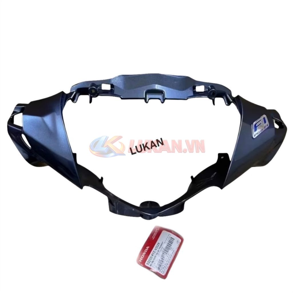 Nhựa ốp võ đầu đèn trước FUTURE MẬP 125 Xanh, bàn thờ zin Honda - Ảnh 2
