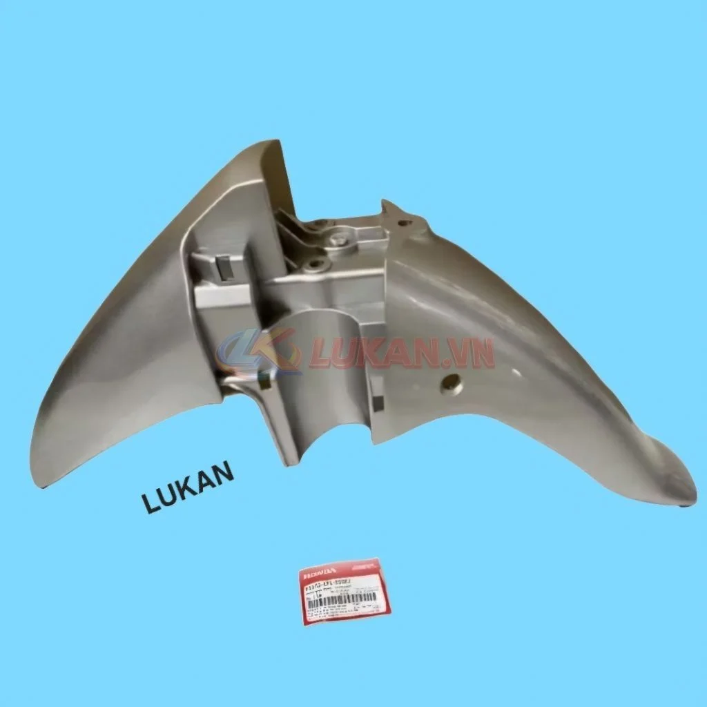 Nhựa chữ A, dè chắn bùn trước WAVE ALPHA đời đầu, Bạc zin Honda
