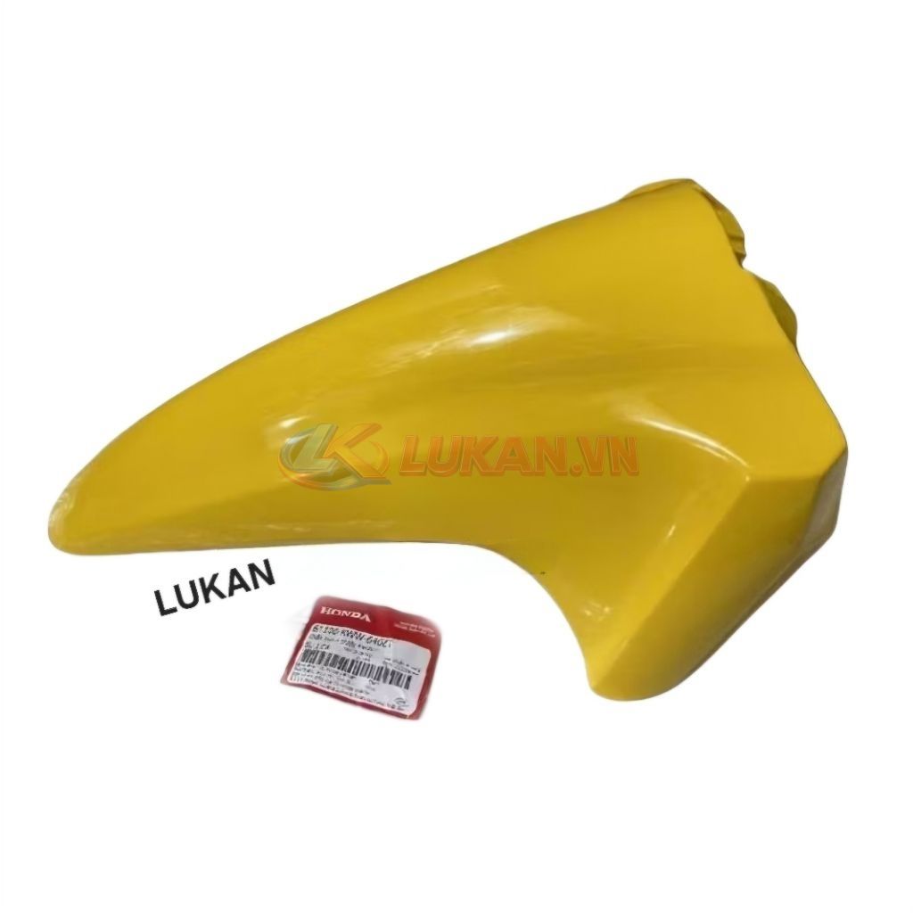Nhựa chữ A, dè chắn bùn trước WAVE S110, RS, RSX... Vàng zin Honda
