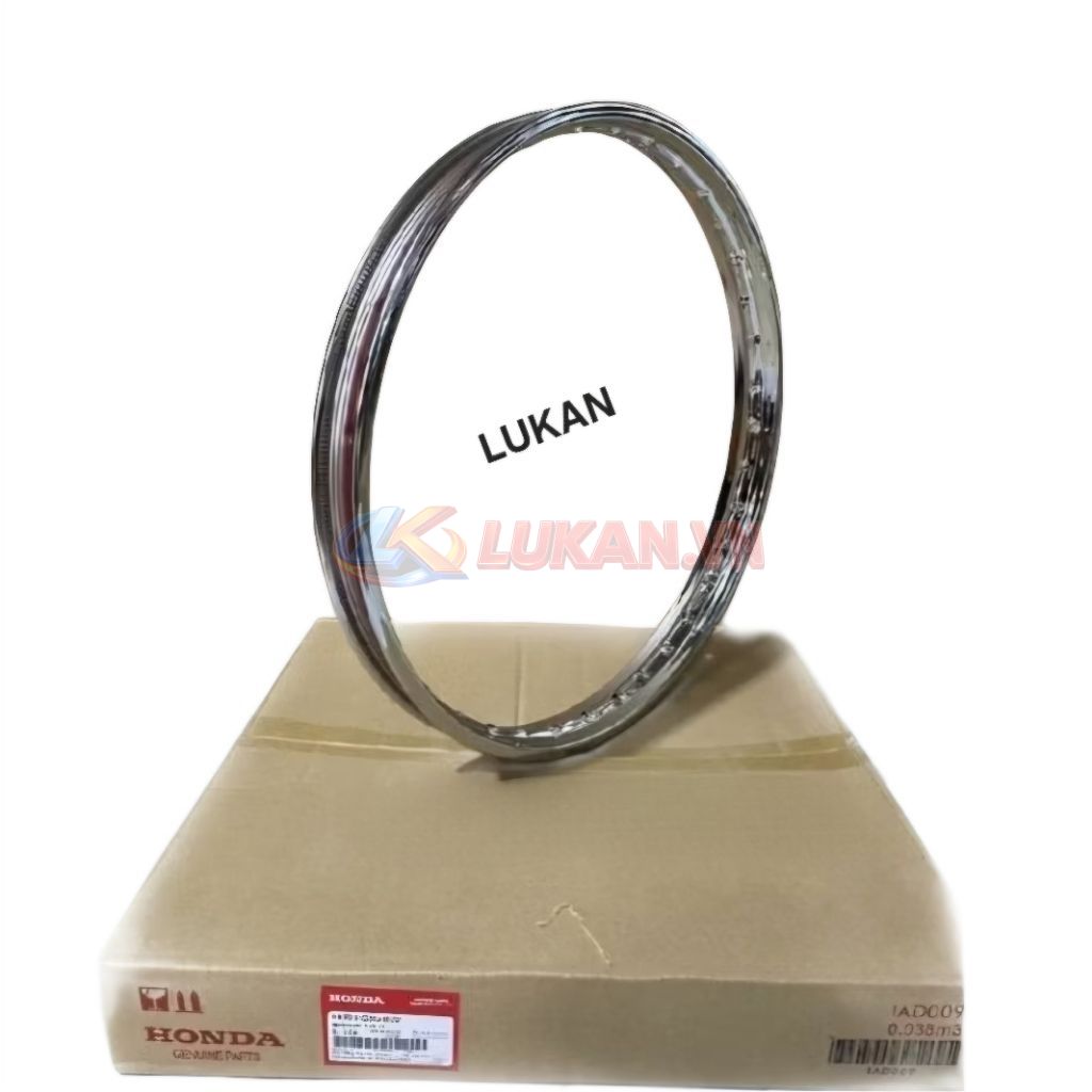 Vành, niềng bánh trước xe DREAM, WAVE ALPHA, ZX... zin Honda 1.20/17 - Ảnh 3
