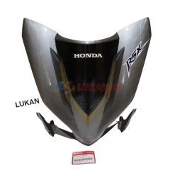 Nhựa ốp mặt nạ trước WAVE RSX 2012 siêu nhân.... Xám đen zin Honda