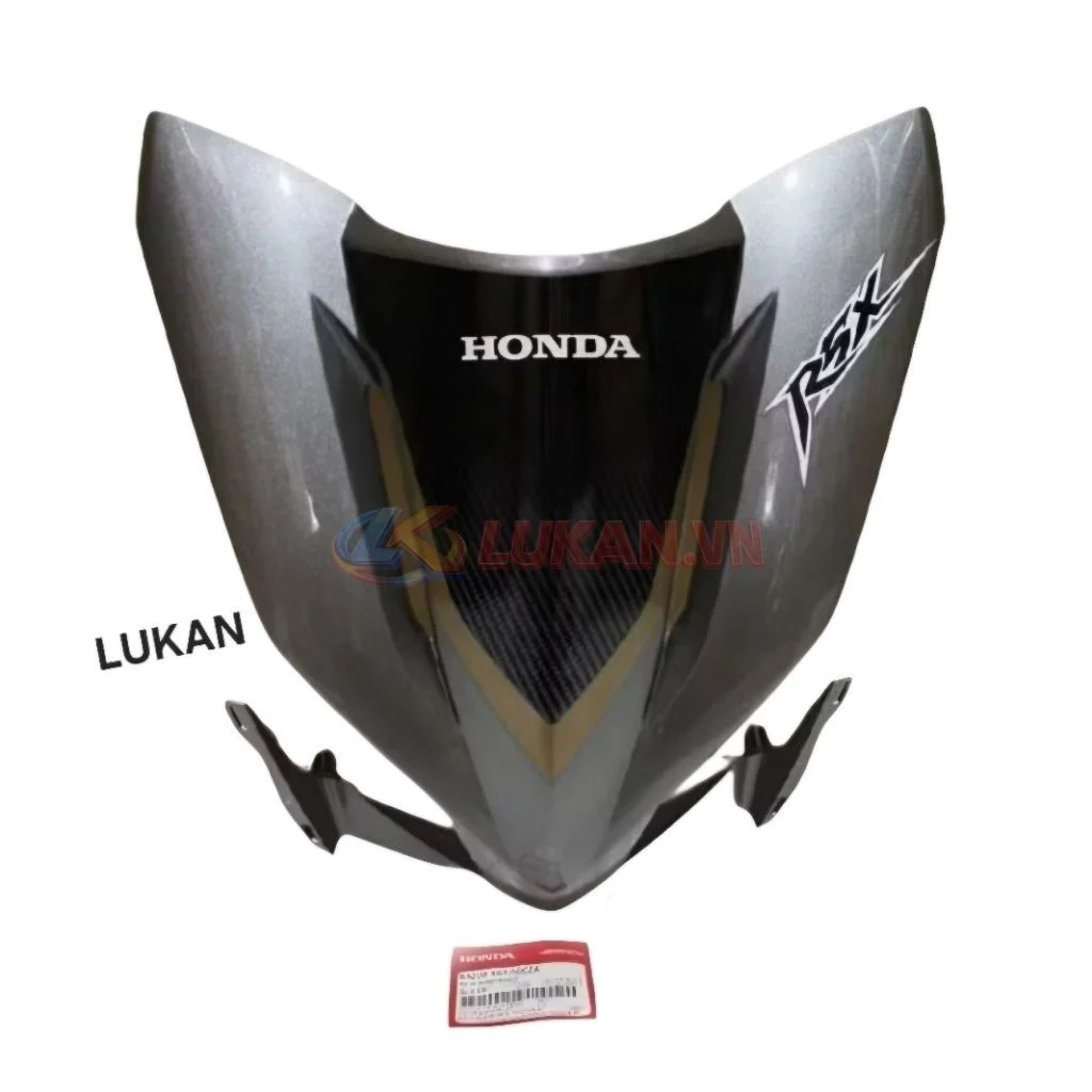 Nhựa ốp mặt nạ trước WAVE RSX 2012 siêu nhân.... Xám đen zin Honda