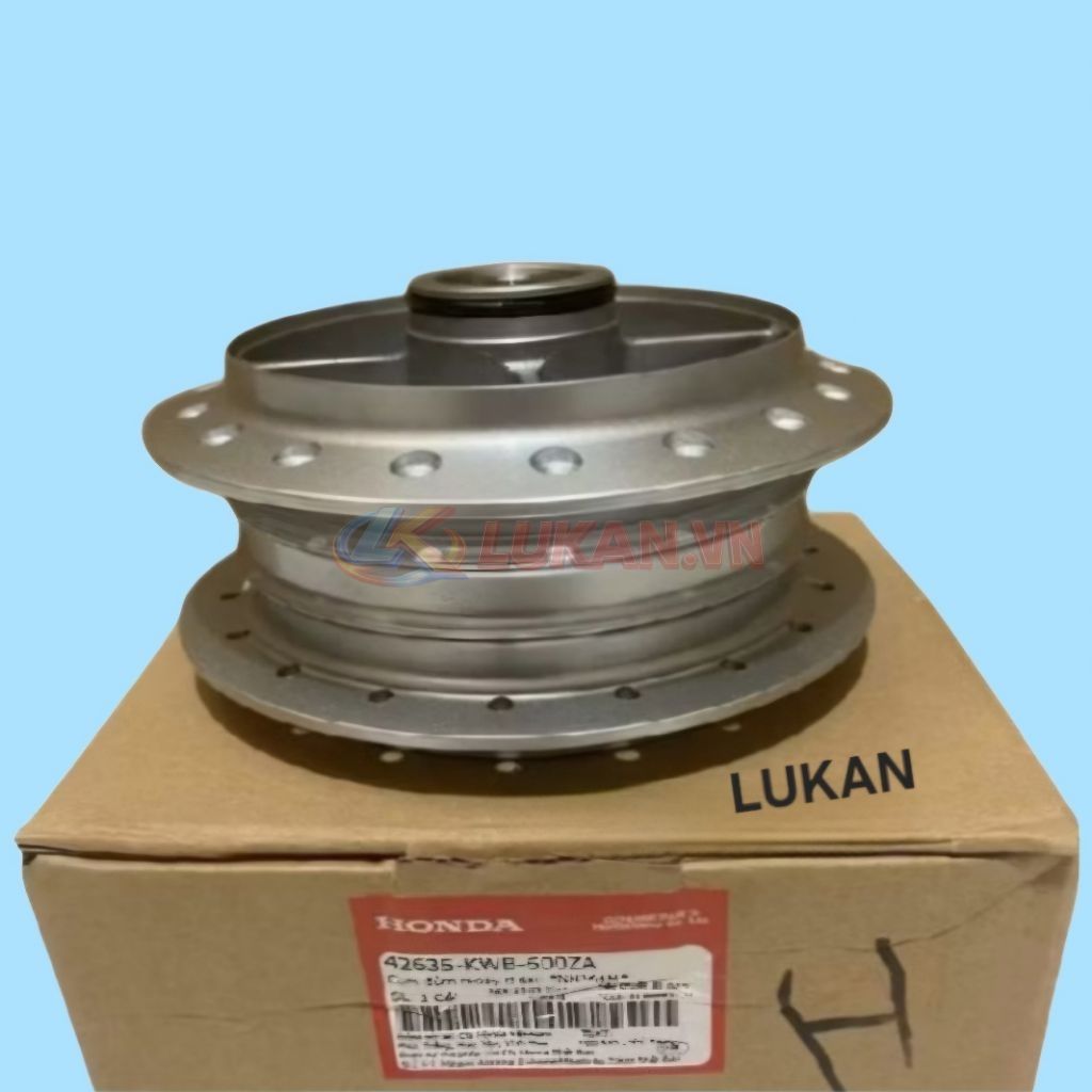 Đùm, moay ơ bánh lốp sau WAVE S110, RSX, BLADE, A110... zin 42635-K03-H00ZA, 42635-KWB-600ZA - Ảnh 4