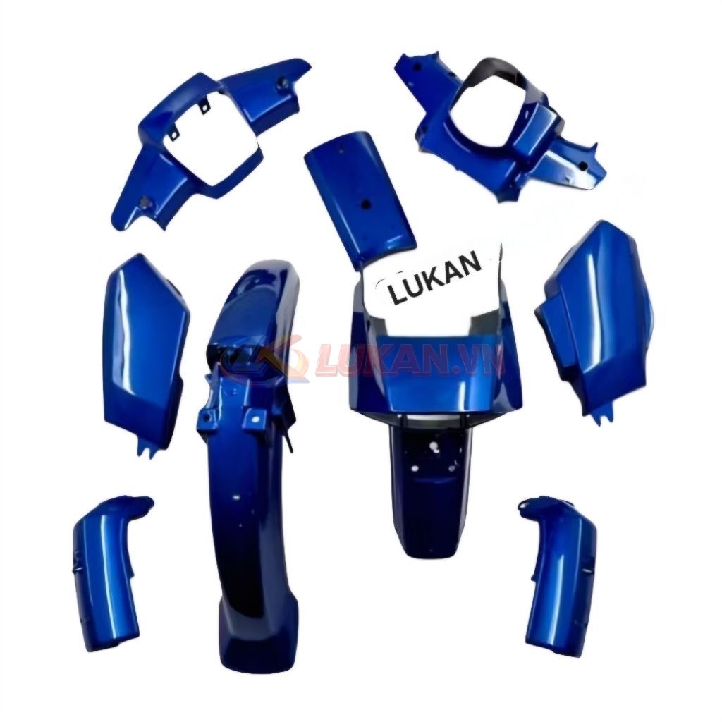 Bộ nhựa dàn áo, võ xe DREAM Xanh mực chất lượng - Ảnh 3